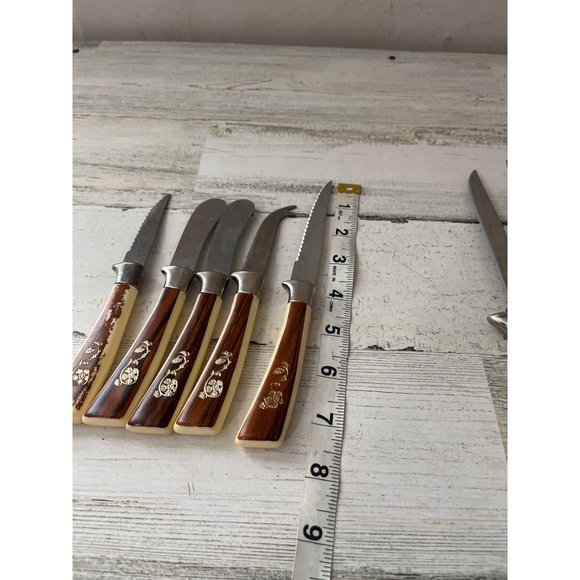 VTG REGENT SHEFFIELD STAINLESS CARVING FORK AND KNIFE SET MADE IN ENGLAND - Picture 3 of 3